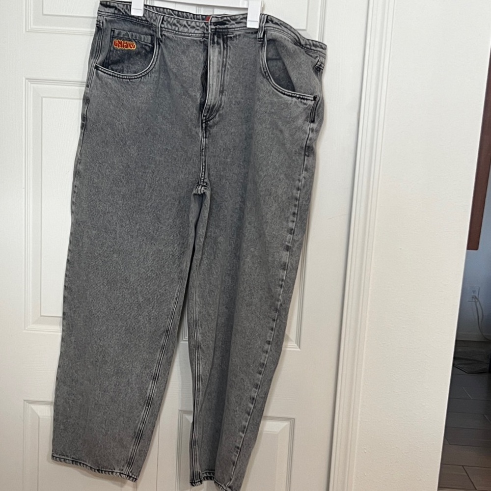 Men's Relaxed Fit Gray Jeans
